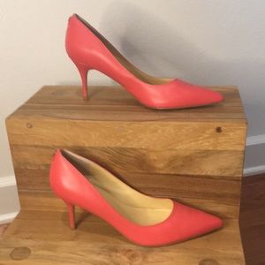 Coral pumps in size 9.